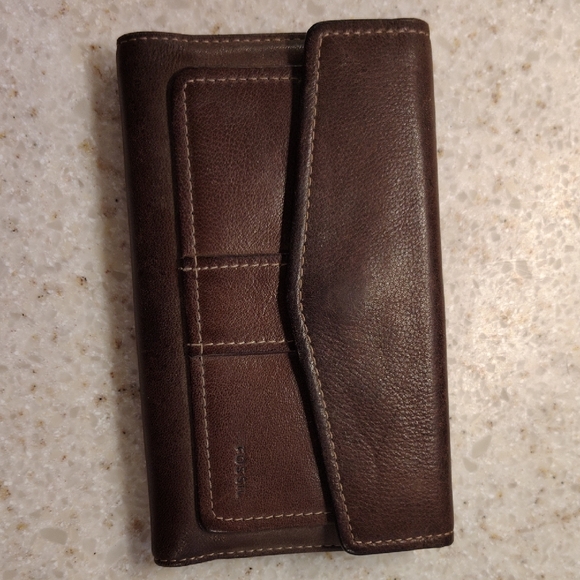 Fossil Leather Brown Wallet - Picture 1 of 6